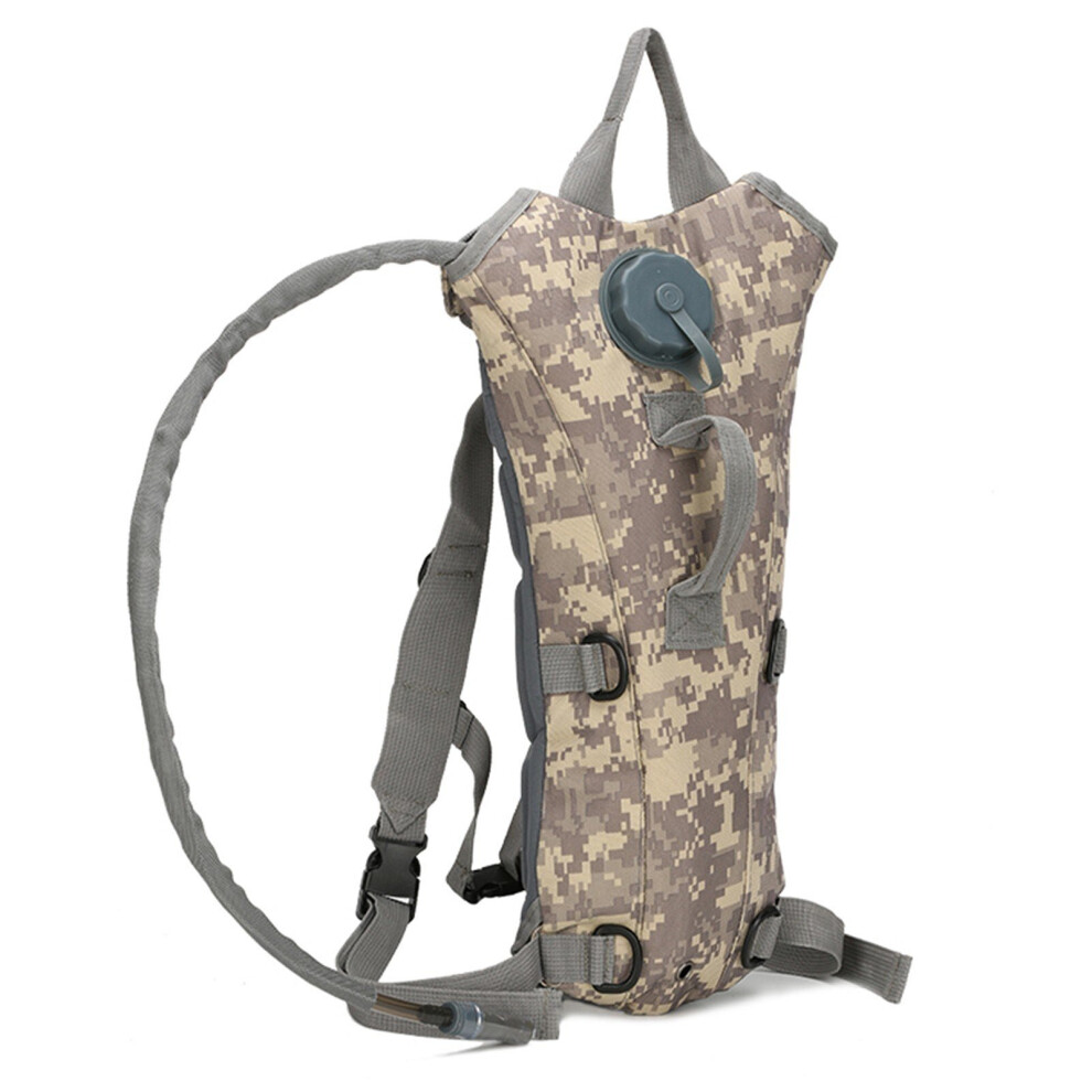 (6) Hydration Backpack with 3L Bladder Camouflage Cycling Hiking Running Climbing Outdoor Water Bags