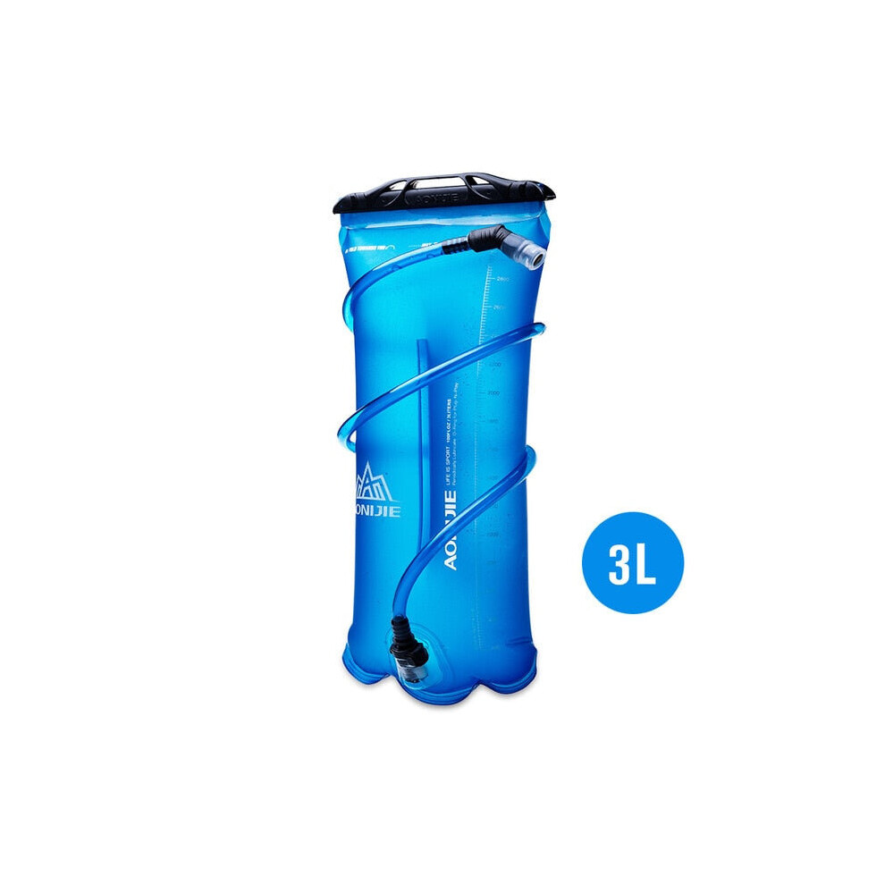 (3L) Soft Reservoir Water Bladder Hydration Pack Storage Bag BPA Free Running Vest Backpack Bags