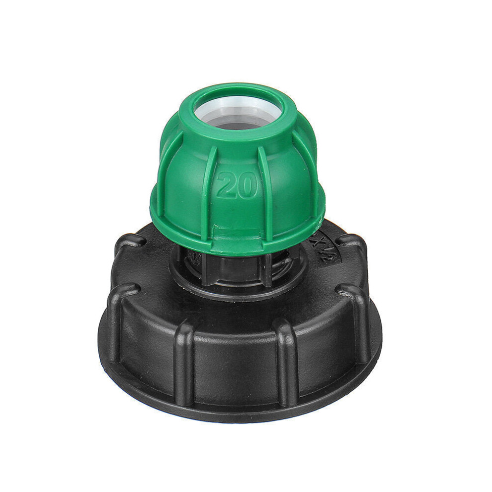 (32cm) Tank Drain Adapter Thread Outlet Tap Water Connector Replacement Green PP Ball Valve Fitting Parts for Home Garden