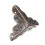 (Silver) 30Pcs Elegant Decorative Corner Protectors Brackets Edge Cover Rattan Pattern 3 Colors 10