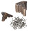 (Silver) 30Pcs Elegant Decorative Corner Protectors Brackets Edge Cover Rattan Pattern 3 Colors 12