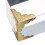 (Black) 30Pcs Elegant Decorative Corner Protectors Brackets Edge Cover Rattan Pattern 3 Colors 8