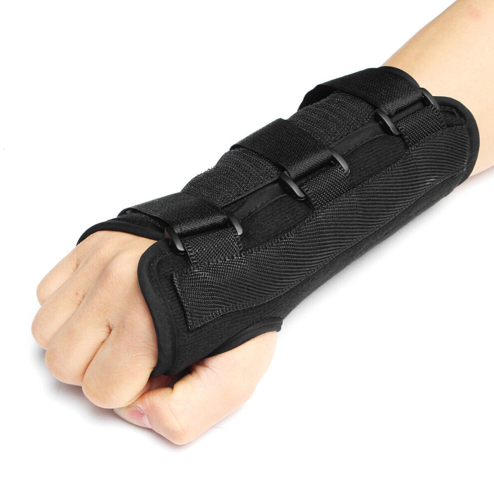 Greenzech Black (M) Hand Wrist Support Brace Splint Relief For Carpal Tunnel Arthritis