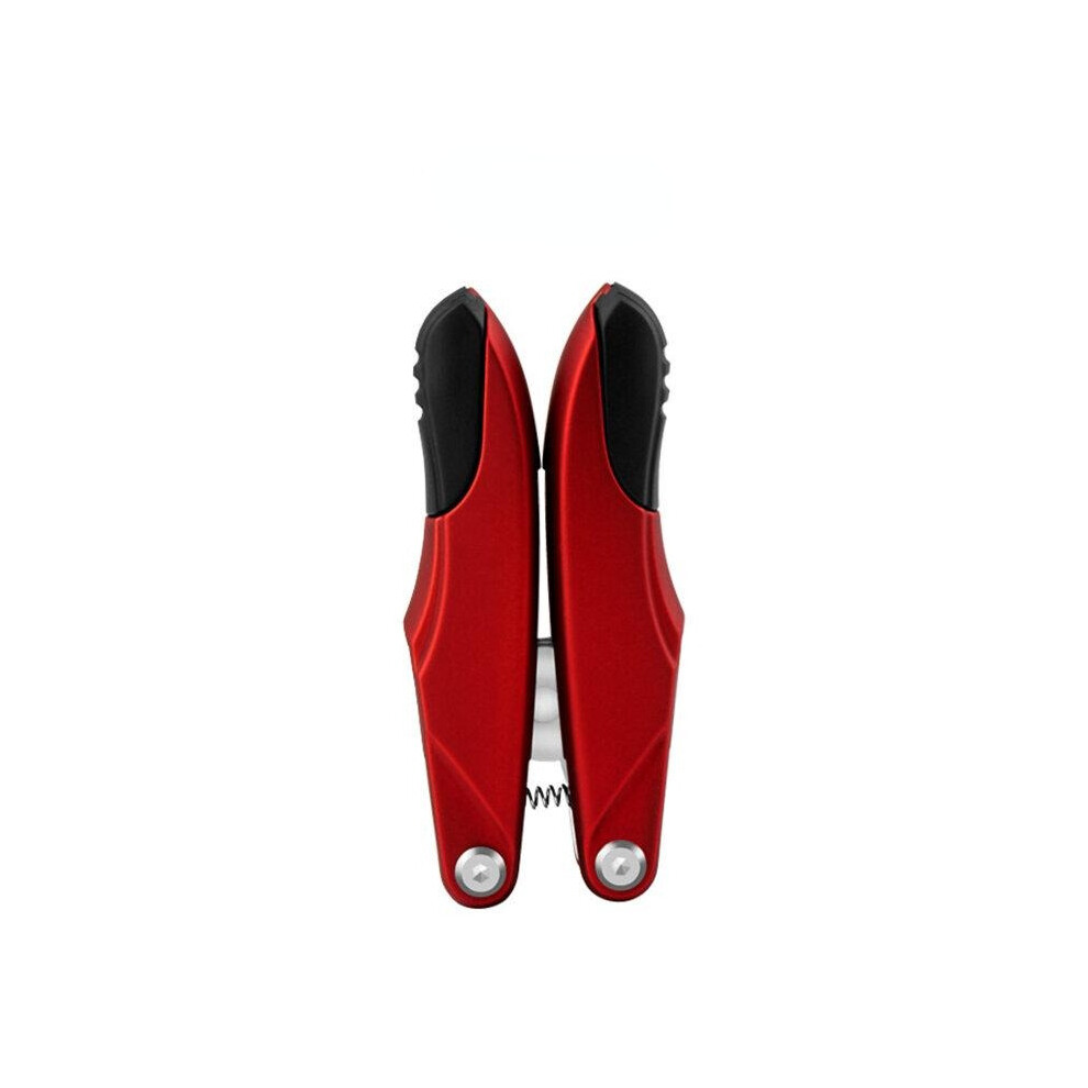 (Red Black) Nail Clippers 3 in 1 Professional Portable Stainless Steel