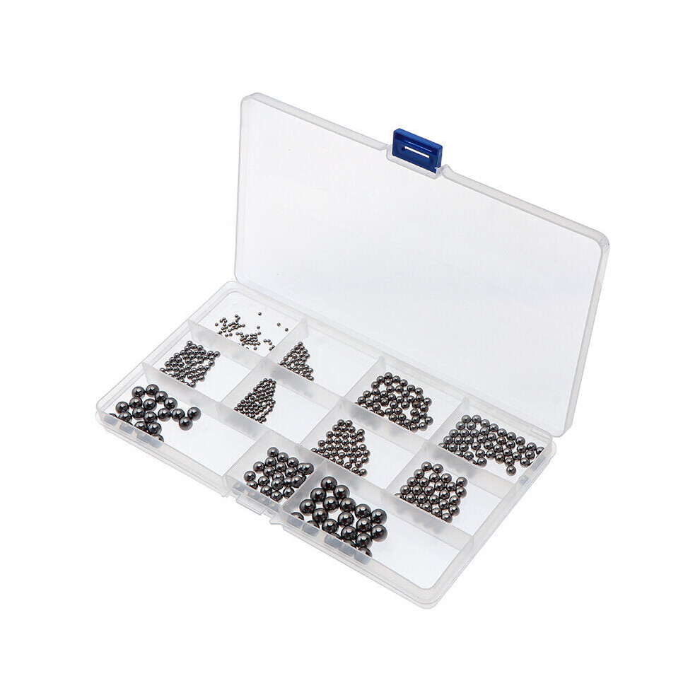 510Pcs Metric Precision Chrome Steel Bearing Ball Assortment Kit