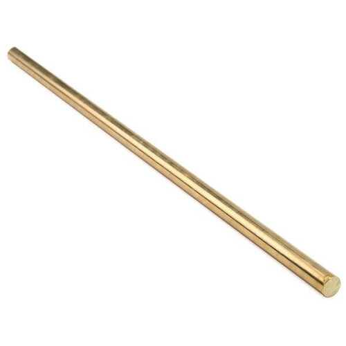 9mm Diameter 300mm Length Brass Solid Round Rod Stick 1