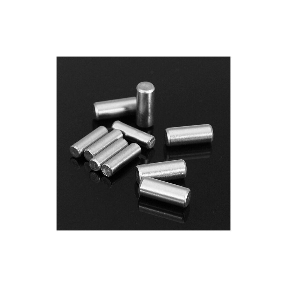 (M4) 20pcs 304 Stainless Steel Cylindrical Pin Locating Pin M3x10/M4x10