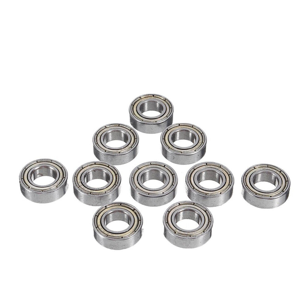 10Pcs 16mmx8mmx5mm Steel Shielded Deep Groove Ball Bearing