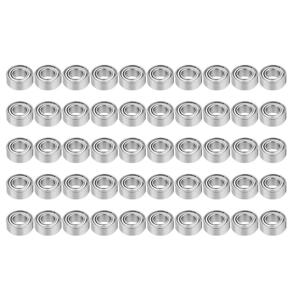 50Pcs 5X10x4mm Metal Sealed Shielded Deep Groove Ball Bearing 3654659282248