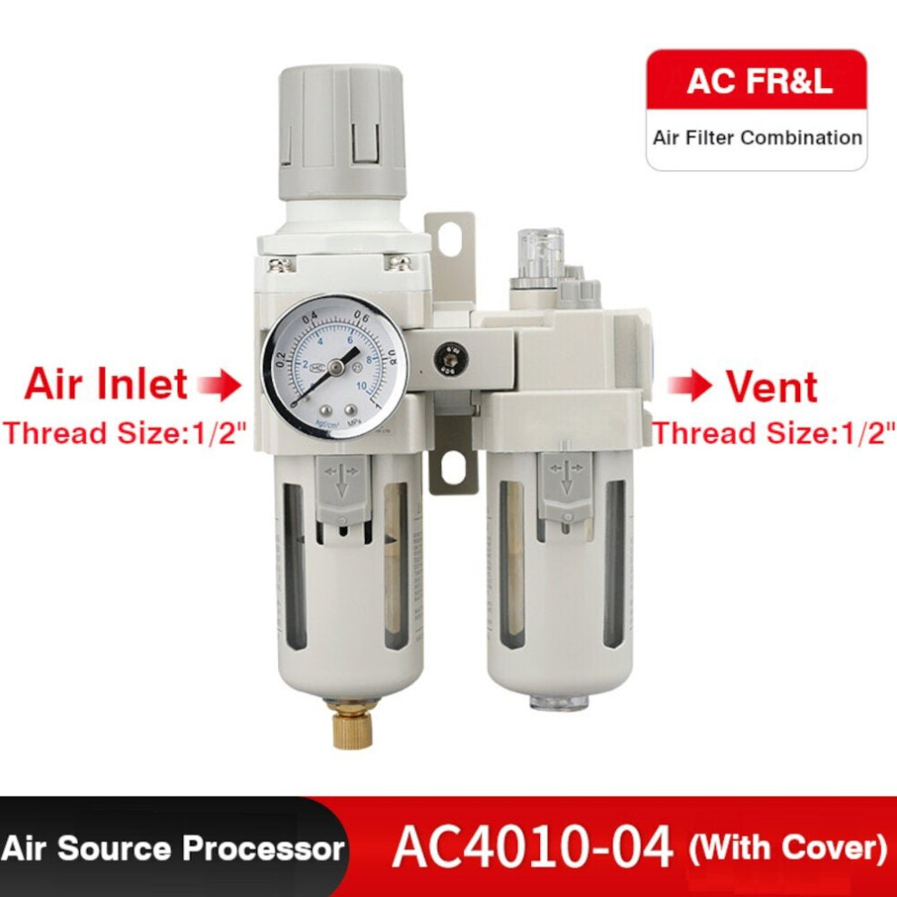 (3010) Compressor Air Filter Air Pressure Regulator Water-oil Separator Trap Filter for Air Tools System