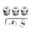 5m Timing Belt with 3pcs 5mm Bore Pulley and 2pcs Belt Locking Spring 6