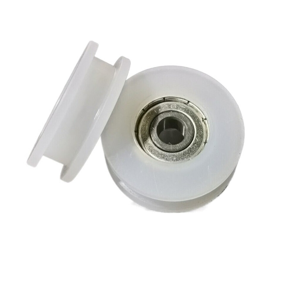 (V4 outer diameter 30mm aperture 6MM) U-Shaped V-Shaped H-Shaped Bearing Pulley Diy Nylon Roller Door And Window Sliding Plastic Wheel Mechanical