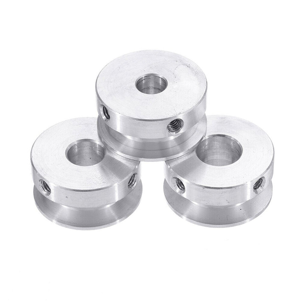 (16mm) 30MM Single Groove Pulley 4-16MM Fixed Bore Pulley Wheel for Motor Shaft 6MM Belt