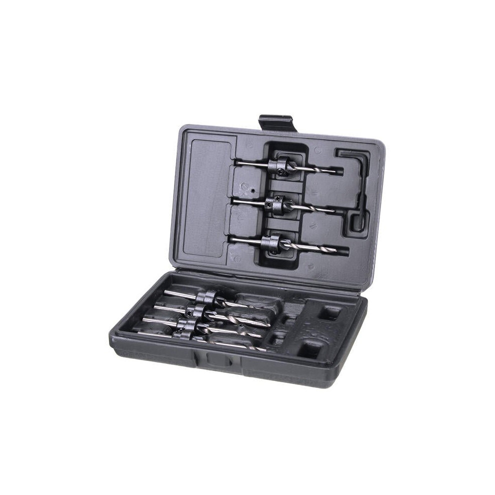 7Pcs Hss 3.18Mm-5.56Mm Countersink Drill Bit Woodworking Tool 6112211910529