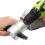 Double Head Sheet Metal Nibbler Cutter Holder Tool Power Drill Attachment 3