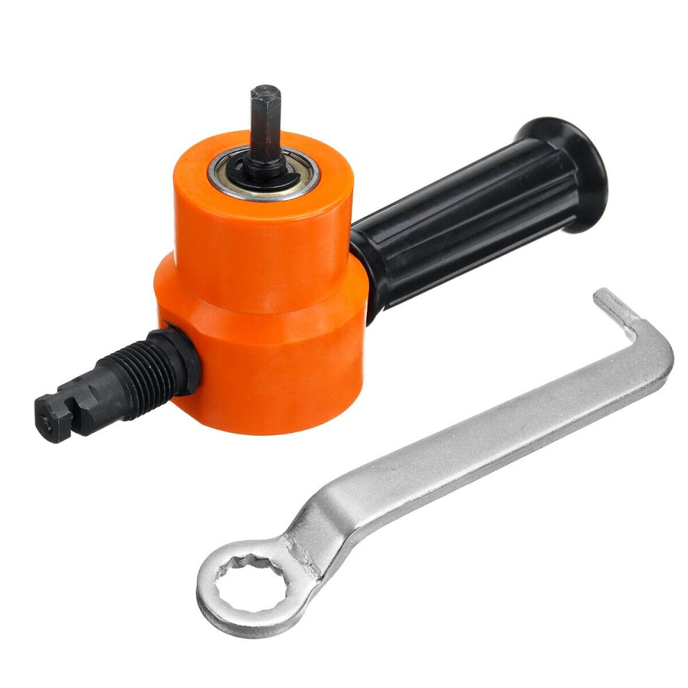 Double Headed Sheet Metal Nibbler Cutter Drill Attachment Cutter With Extra Punch 3654659047977