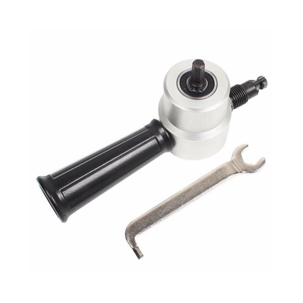 Double Head Sheet Metal Nibbler Cutter Holder Tool Power Drill Attachment 3654657621513