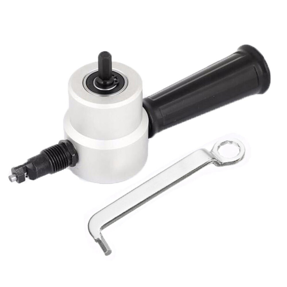 Double Head Sheet Metal Nibbler Cutter Drill Attachment Metal Sheet Cutter 6112212027363