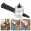 (Type B: Single pack) Double Head Sheet Metal Nibbler Cutter Cutting Tool Saw Power Drill Attachment 11