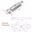 Zinc Alloy Chrome Plated Security Door Bolt Lock Open Type Window Button 4