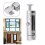 Zinc Alloy Chrome Plated Security Door Bolt Lock Open Type Window Button 10