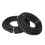 GreenZech (Black, AN8) 20FT Fuel Hose Oil Gas Line Nylon Stainless Steel Braided Silver Black 7