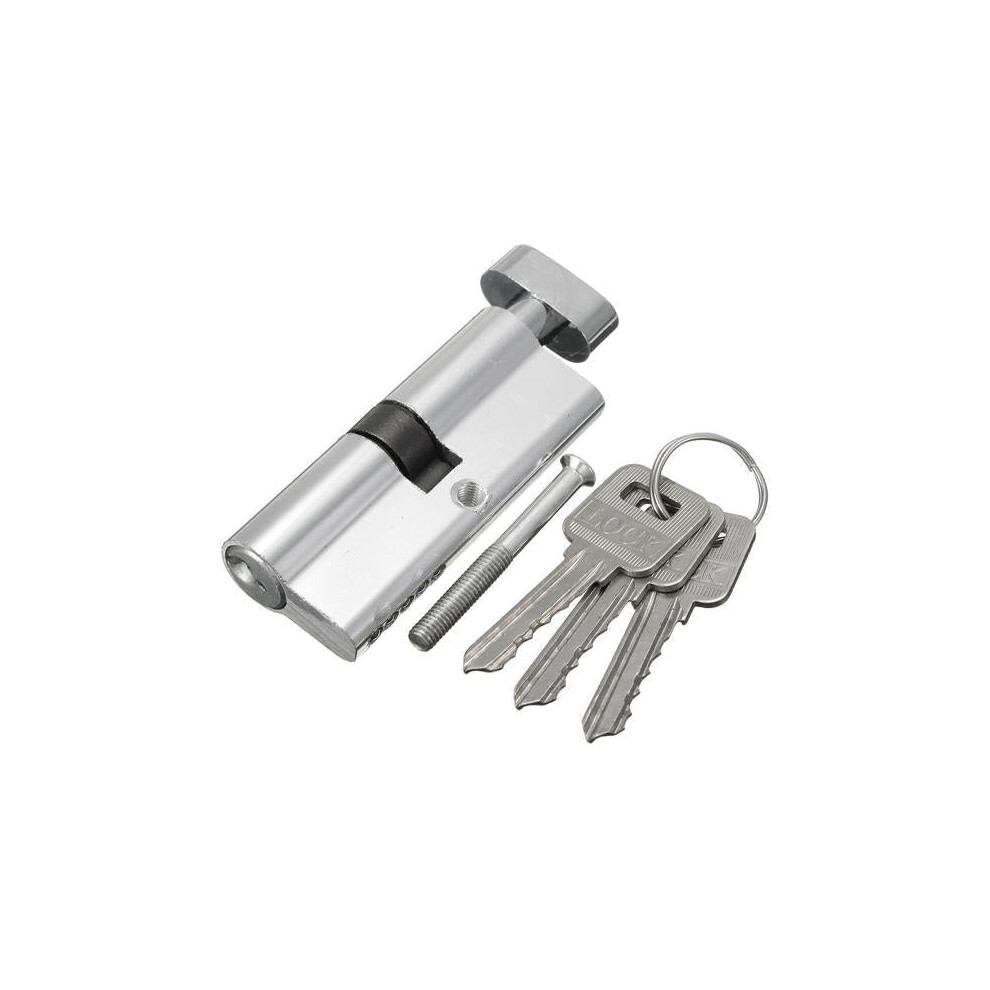 Aluminum Home Safety Lock Cylinder Door Cabinet Lock With 3 Keys 8929mm