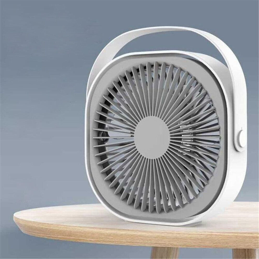 (Pink, Type B) 6 inch Small Desktop Fan Cooling Fan 3 Gear Wind Speed Low Noise for Home Office Car Outdoor Travel