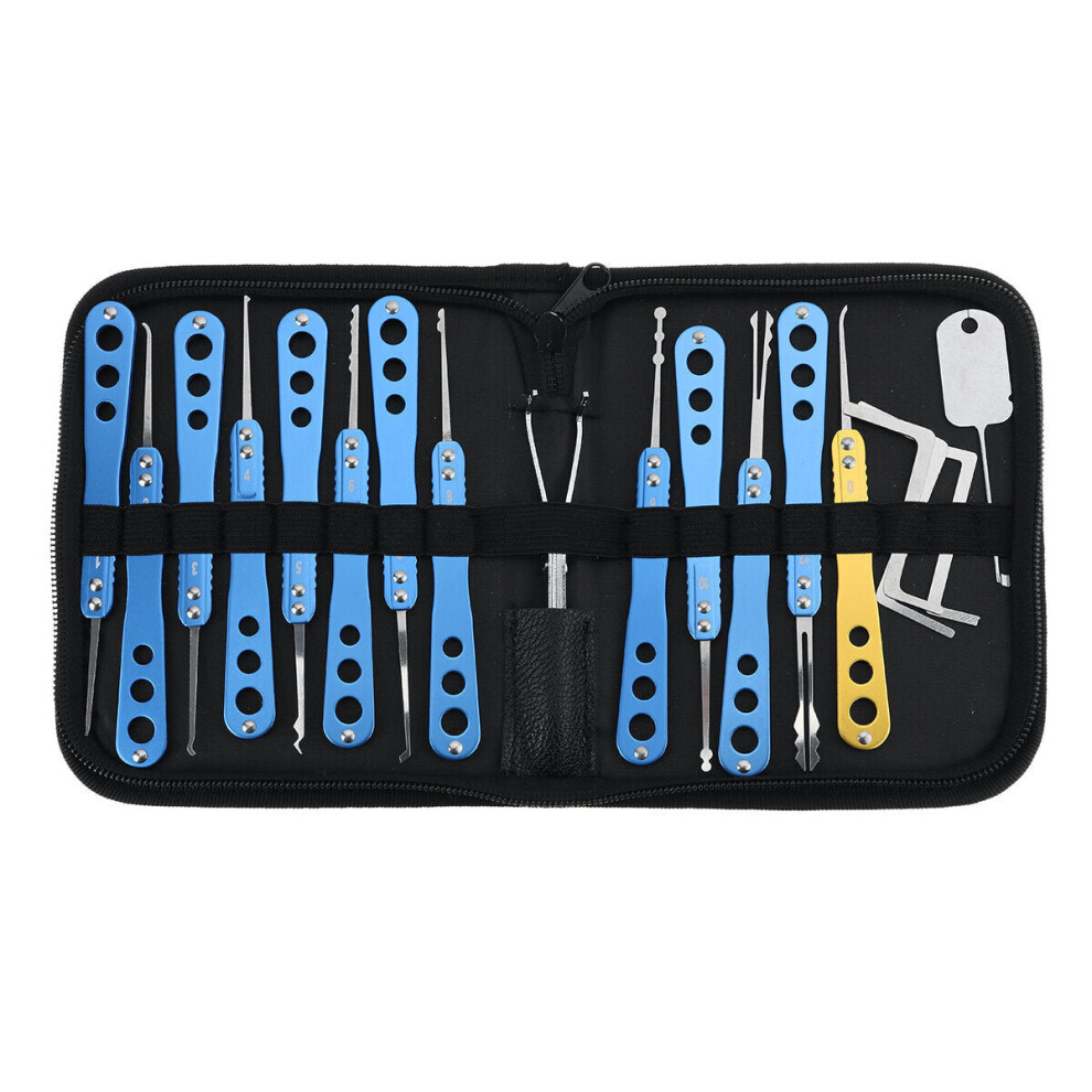 Unlocking Lock Pick Set Key Extractor Transparent Practice Padlock Tools 6112211920306
