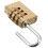 Heavy Security 3 Digit Brass Code Combination Padlock Luggage Gym Locker Toolbox Lock 6