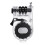 Retractable Steel Wire Cable Lock 3 Digit Combination Bicycle Laptop Luggage Security 116cm 5