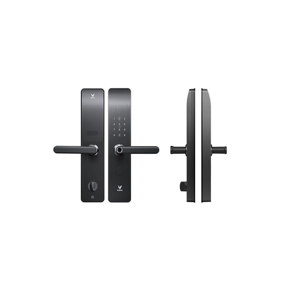 (Left) Smart Interconnection Door Lock Fingerprint Password Card App Remotely Identification Security Unlock 3654659452894