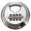 Security 4 Digit Combination Disc Padlock Steel Alloy Heavy Duty Hardened Door Lock 2