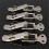 4PCS Case Box Chest Spring Stainless Tone Lock Toggle Latch Catch Clasp 3