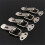 4PCS Case Box Chest Spring Stainless Tone Lock Toggle Latch Catch Clasp 4