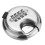 Security 4 Digit Combination Disc Padlock Steel Alloy Heavy Duty Hardened Door Lock 4