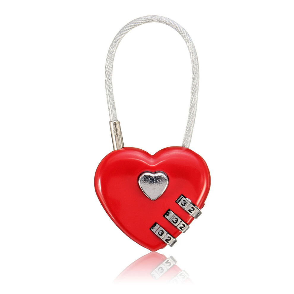 Creative Gift Idea Love Lock Personalised Engraved Padlock Heart Shaped Lock Decorations 3654659104410