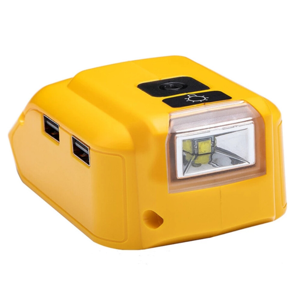 140 Lumens Led Work Light For Dewalt 14.4V/18V/20V Lithium Battery With 2 Usb Ports Dc12v Output 3654659277589