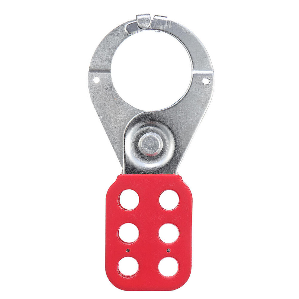 (38mm) 25mm/38mm Industry Security Six Couplet Lockout Tagout Hasp Clasp Lock Vinyl Coated Steel Hasp