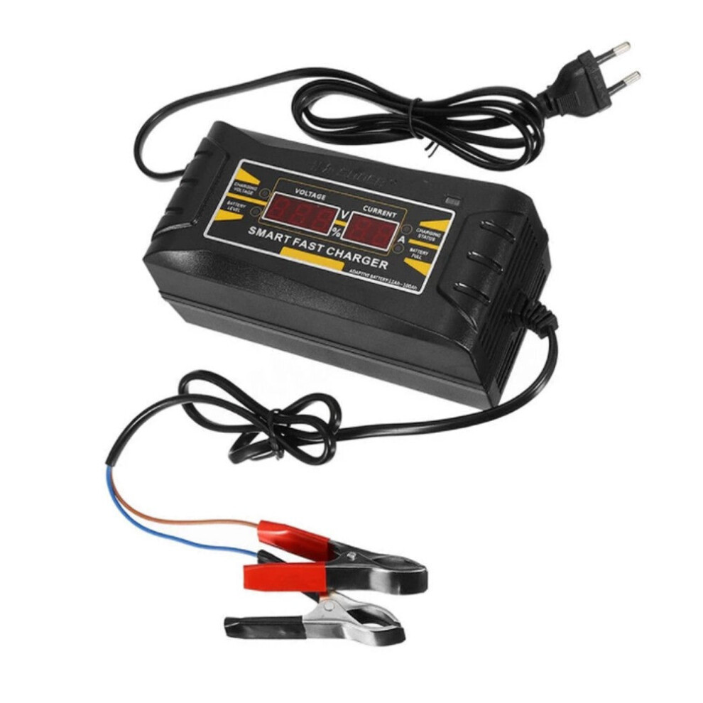 Automobile Lead-acid Battery Intelligent Quick Charger With Display