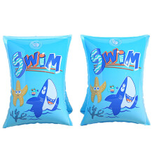 (shark) Inflatable Baby Swimming Ring Float Armbands Life Jacket for Kids Infant Pool