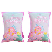 (mermaid) Inflatable Baby Swimming Ring Float Armbands Life Jacket for Kids Infant Pool
