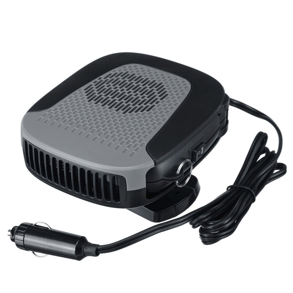 12V Portable Car Electric Heater Heating Fan Defogger Defroster Demister 360Universal Rotating Base 3654659017932