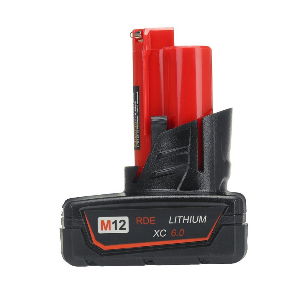 (5.0Ah) 5.0/6.0Ah 12V Replacement Lithium Ion Battery for Milwaukee Cordless Power Tools