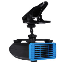 (Blue, 12V) 12V/24V Car Portable Electric Heater Heating Cooling Fan Windscreen Defroster Demister