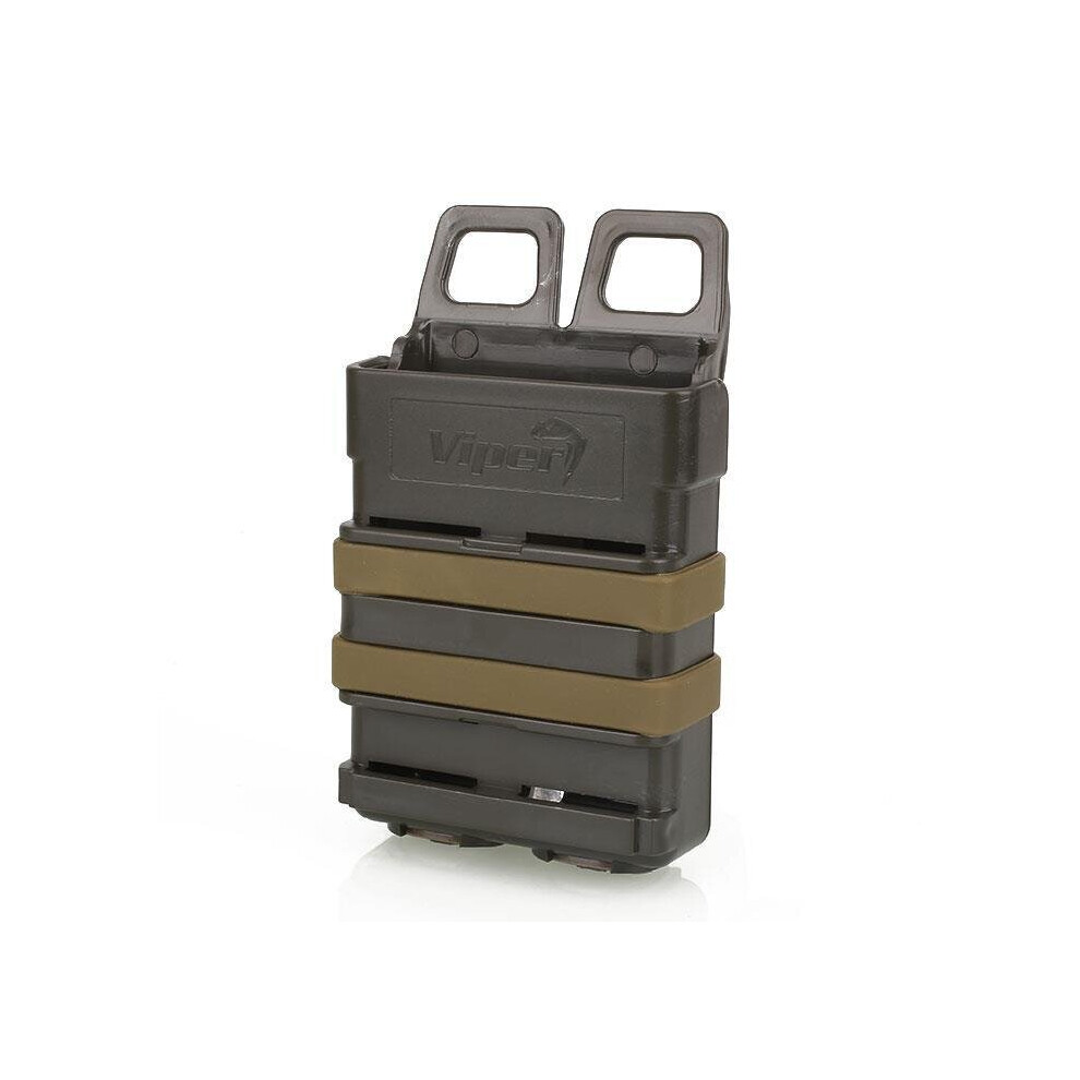 (Army Green) Hunting Tactical Fast Mag Attach Belt Magazine Pouch 5.56 Molle Holster