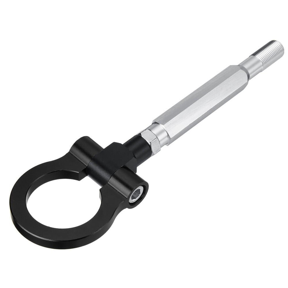 (Black) Aluminum Track Racing Sports Car Front Rear Tow Hook Ring For Subaru Wrx Sti Brz Black 6112211860824