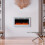 Living And Home (36 Inch) Electric Wall Mounted LED Fireplace 12 Colours 1