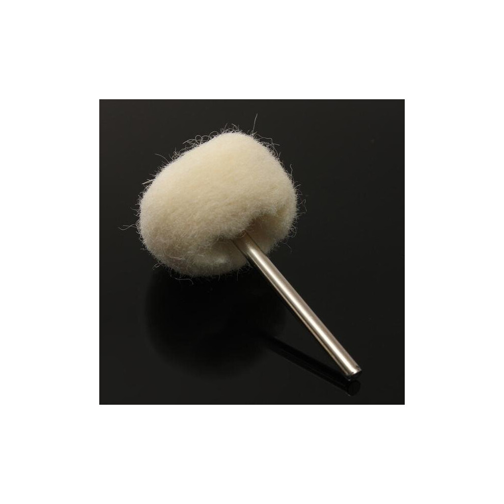 1pcs 3mm Shank Wool Polishing Ball Buffing Wheel For Jade Jewelry