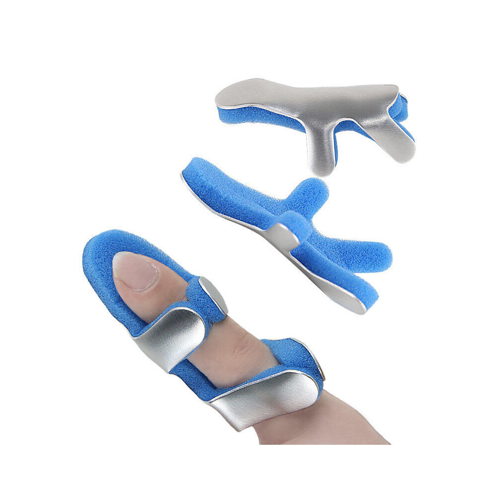 (L) 1 Pair Finger Support Finger Splint Brace Fixed Protective Finger Orthosis